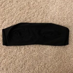 Aerie Black Bandeau Bikini Top